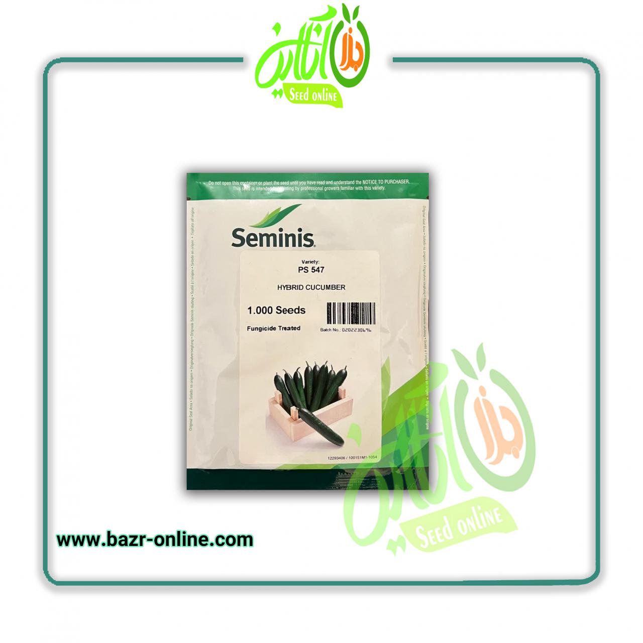 بذر خیار گلخانه ای PS 547 سمینیس